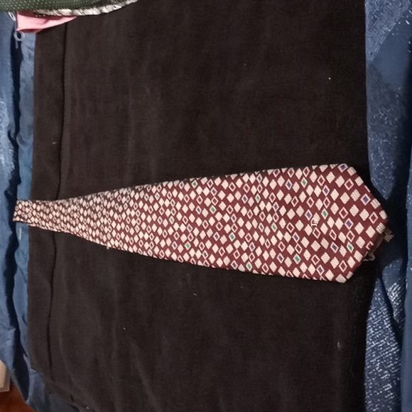 ❤3 for $20❤ Christain Dior Mens  Tie Maroon,green, purple - Picture 5 of 5